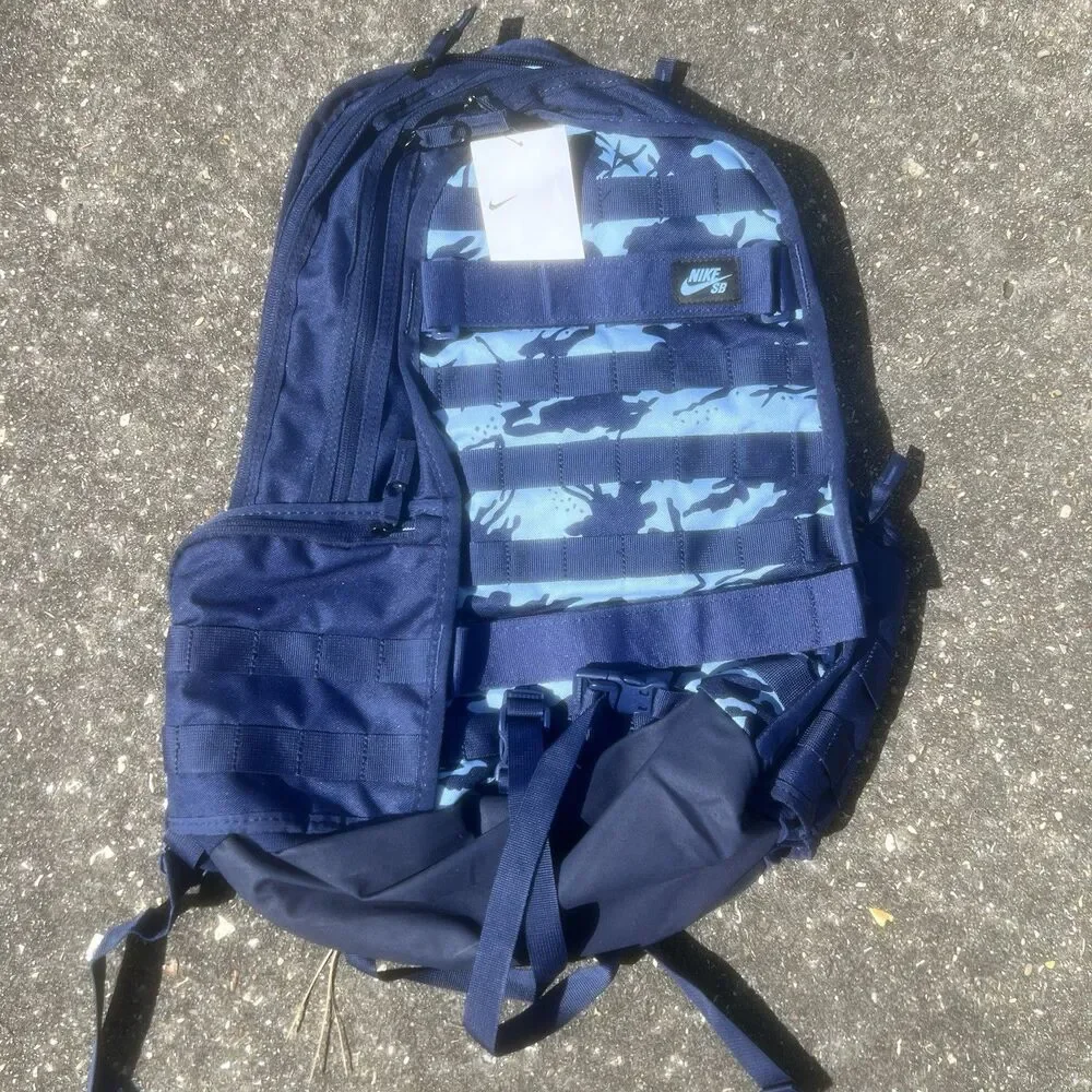 blue camo backpack nike GzLeyigou White Camouflage Laptop for Adult Women Men Texture Casual Daypack with Compartment & Multiple Pockets Book Bags Travel Bag : Electronics A plush Nike Varsity Elite Backpack Aop